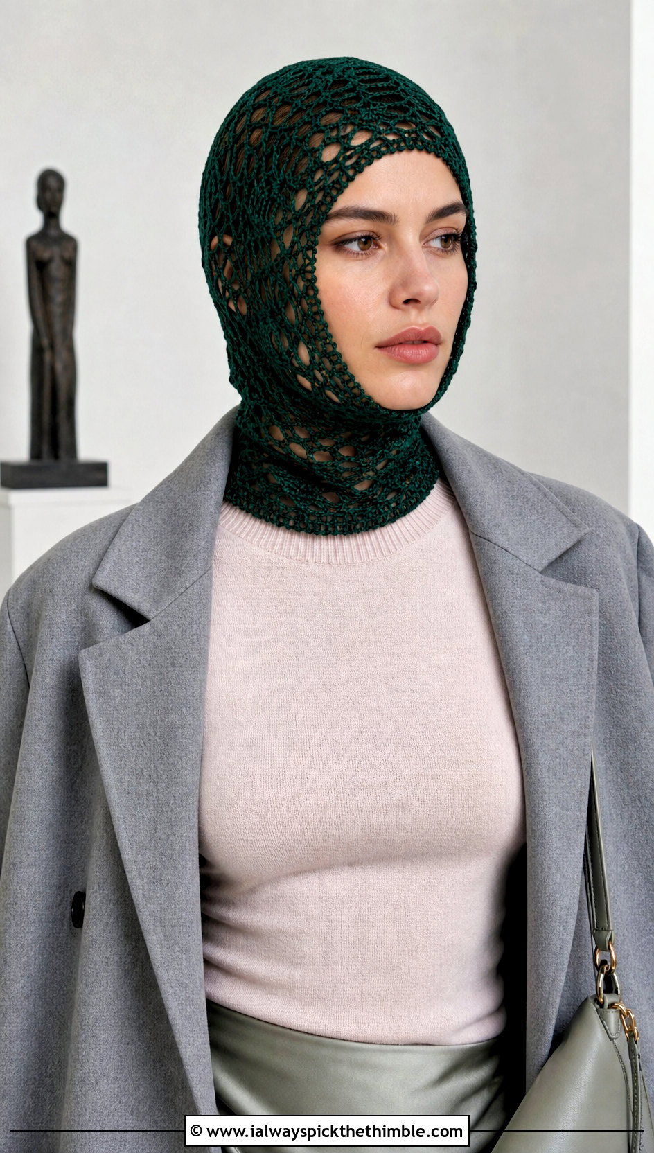 Lace Crochet Balaclava With Slip Skirt - 20 easy crochet balaclava outfit ideas