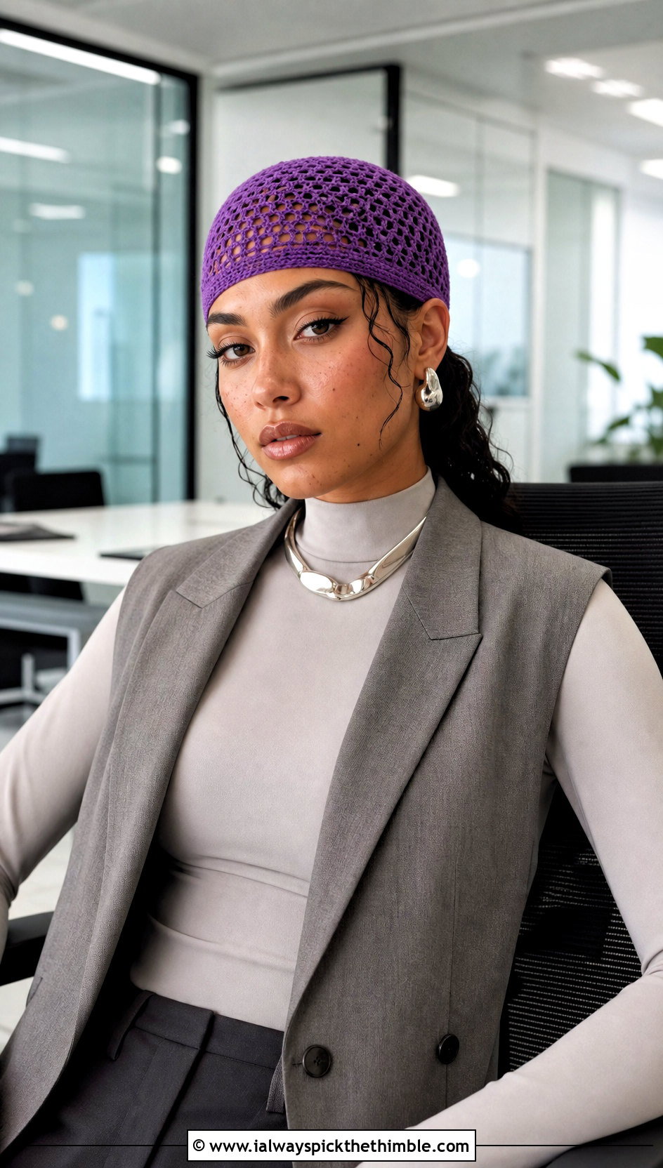 Lace Mesh Kehlani Crochet Juliette Cap With Tailored Vest And Trousers - 15 kehlani crochet hat outfit ideas