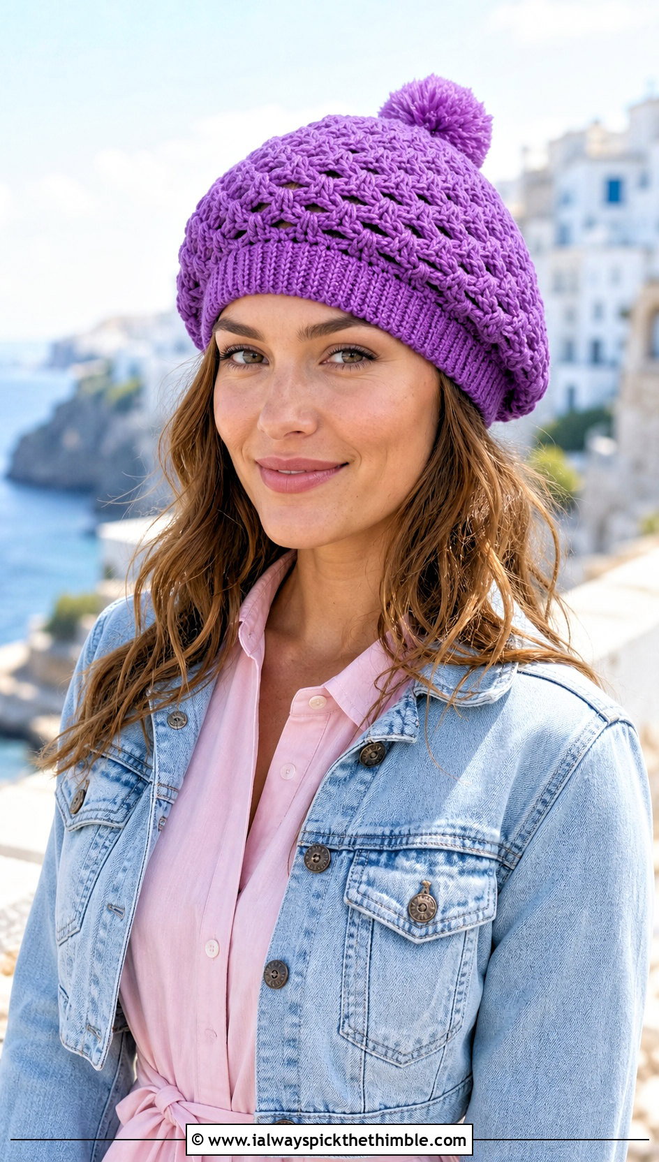 Lightweight Bert Crochet Hat With Shirt Dress - 15 Bert Crochet Hat outfit ideas
