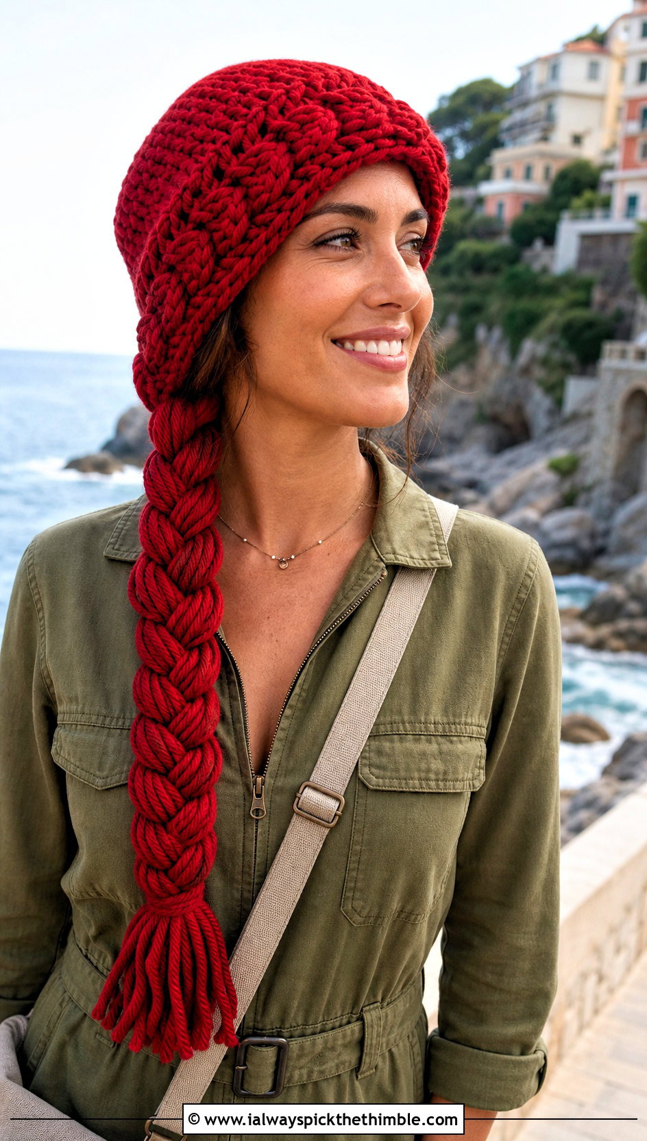 Long Side Braid Cabbage Patch Crochet Hat With Utility Jumpsuit - 20 Cabbage Patch Crochet Hat outfit ideas