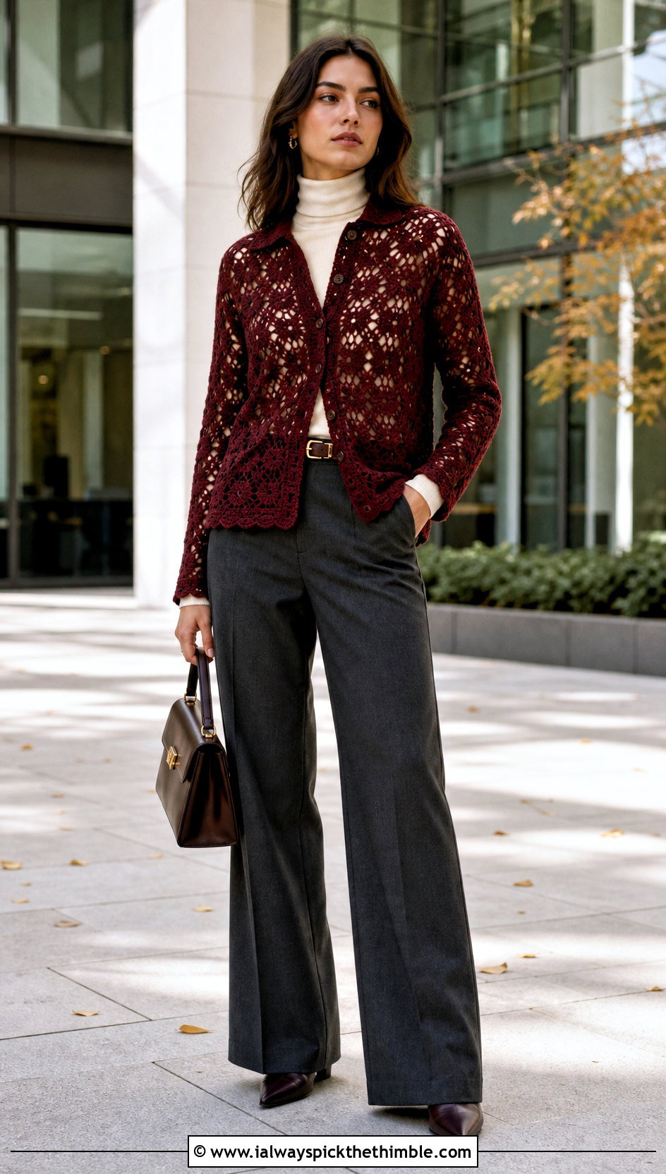 Long Sleeve Bode Crochet Shirt With Wool Trousers - 20 Bode Crochet Shirt outfit ideas
