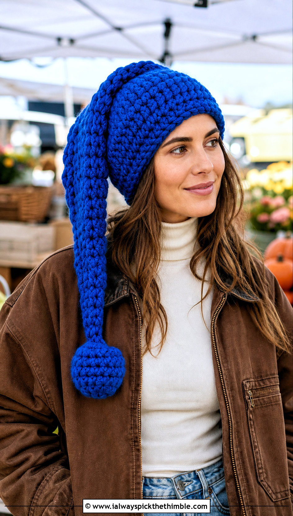 Long Tail Crochet Cindy Lou Who Hat With Barn Jacket - 20 Crochet Cindy Lou Who Hat outfit ideas