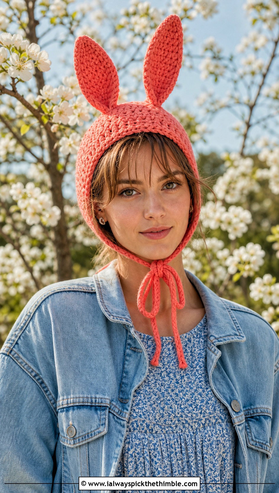Louise Crochet Bonnet Hat With Prairie Dress And Sneakers - 20 Louise Crochet Hat outfit ideas