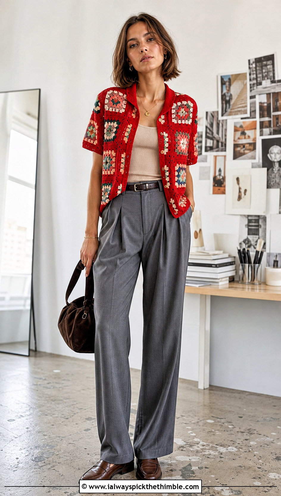Manchester Bode Crochet Shirt With Pleated Trousers - 20 Bode Crochet Shirt outfit ideas