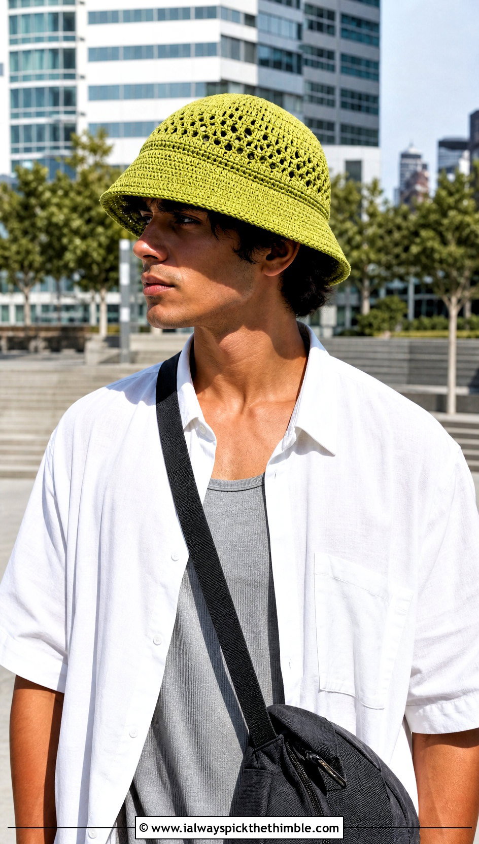 Mesh Brim Crochet Bucket Hat With Summer Streetwear - 15 Crochet Mens Hat With Brim outfit ideas