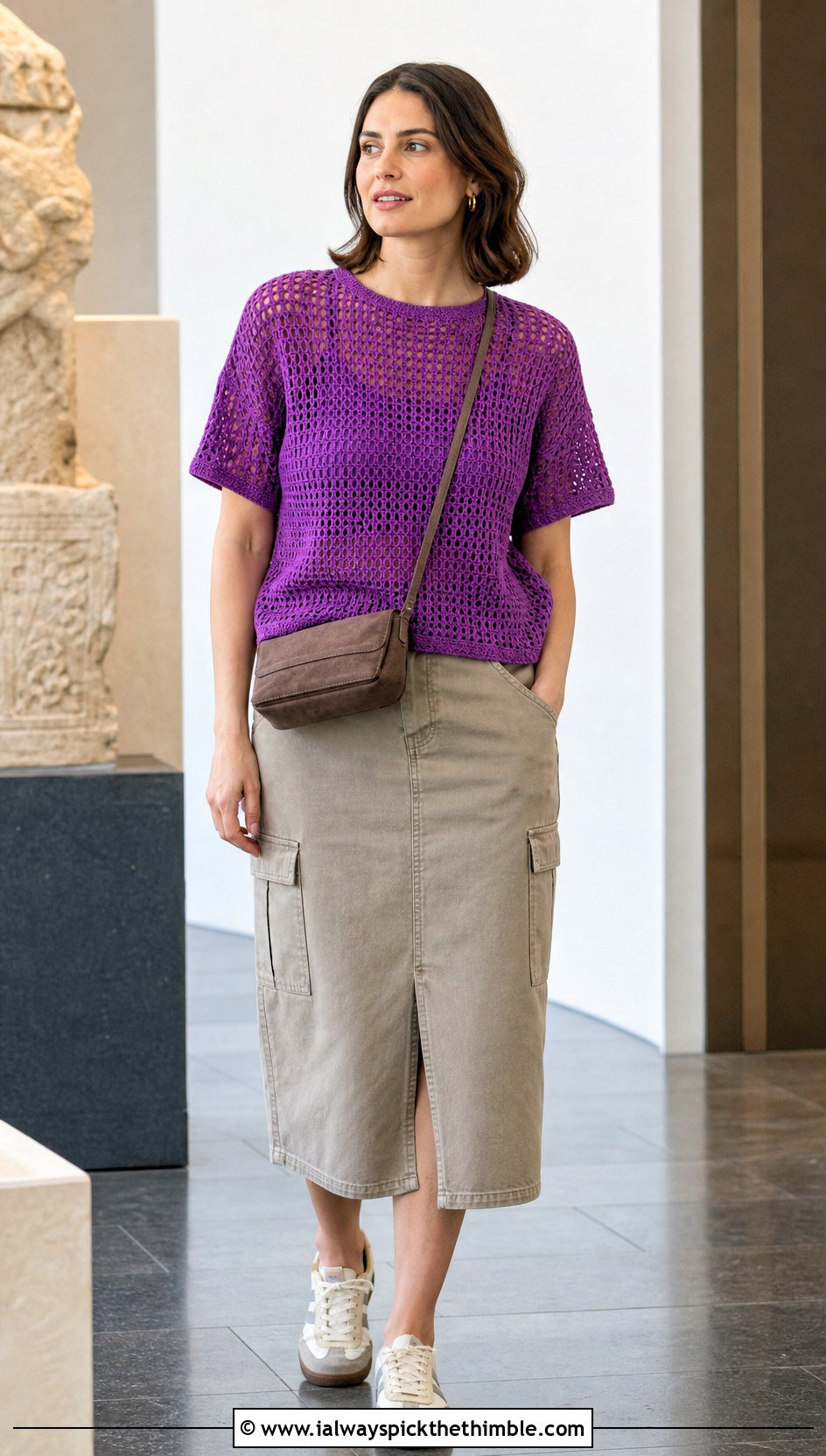 Moana Crochet T Shirt With Utility Skirt - 25 crochet moana outfit ideas