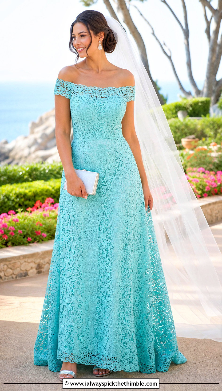 Off Shoulder Crochet Lace Wedding Dress - 20 crochet lace wedding dress outfit ideas