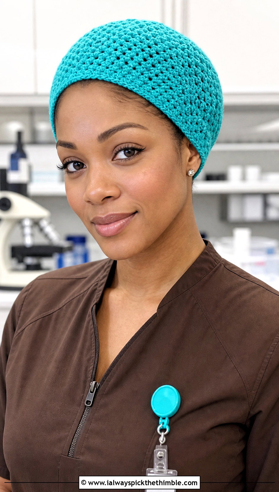 Pixie Crochet Scrub Cap With Zip Front Scrubs - 20 Crochet Scrub Cap outfit ideas