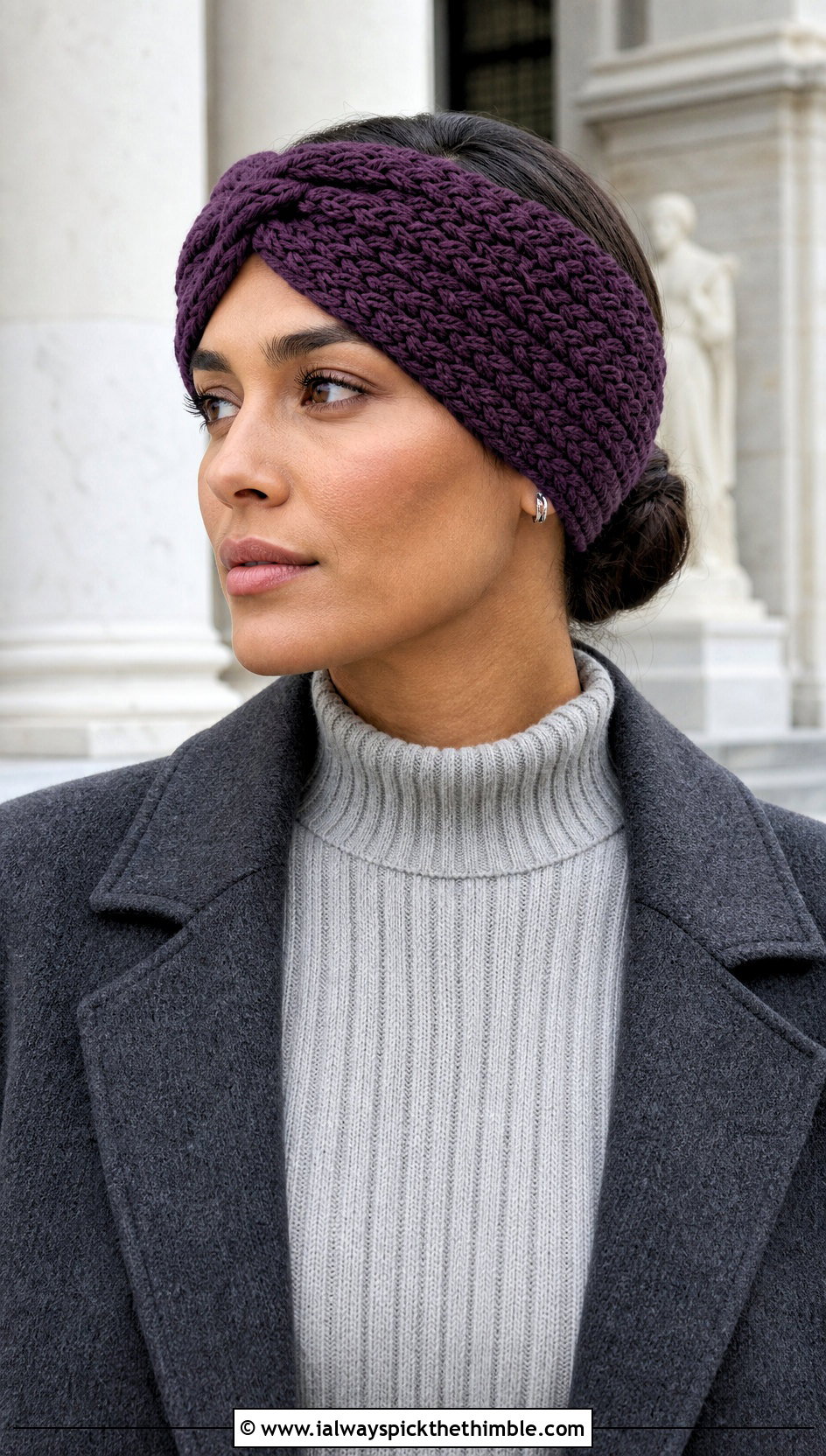 Plum Twisted Ravencraft Crochet Earwarmer With Knit Set - 15 ravencraft crochet earwarmer outfit ideas