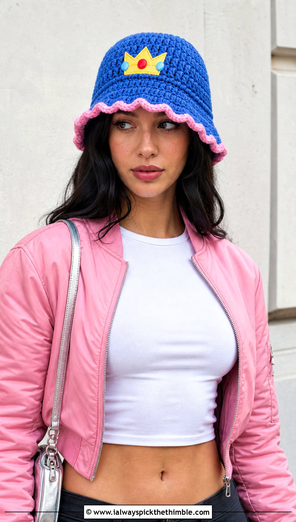 Princess Peach Crochet Bucket Hat With Cargo Pants - 20 Princess Peach Crochet Hat outfit ideas