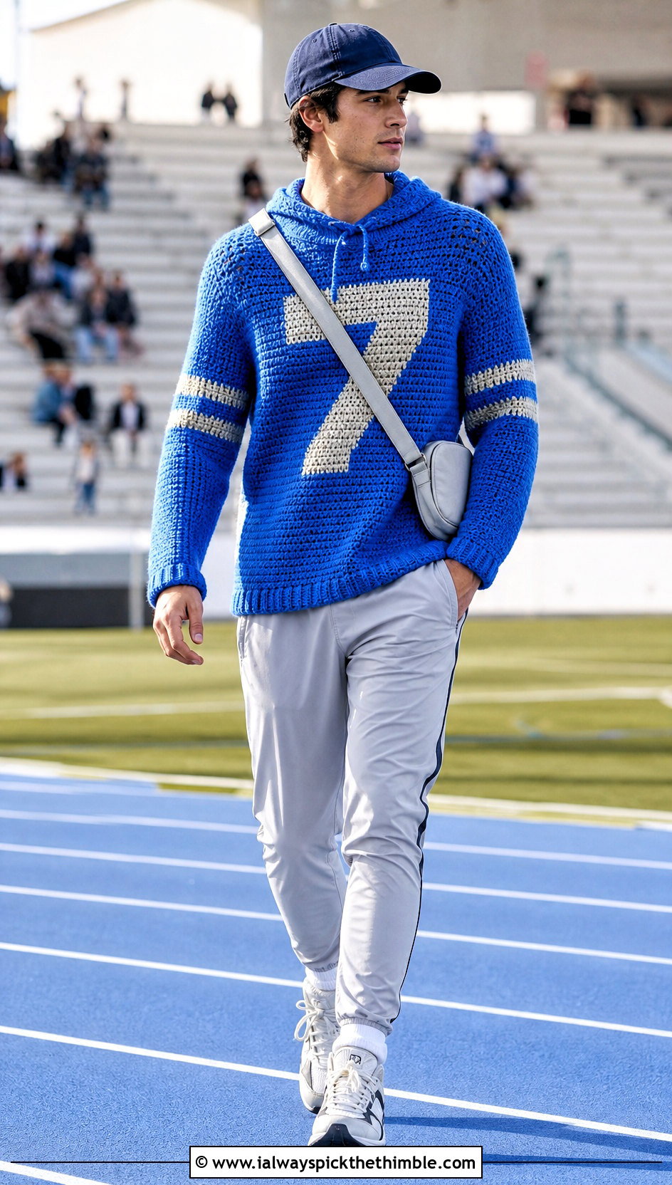 Quidditch Number Crochet Harry Potter Sweater With Track Pants - 25 crochet harry potter sweater outfit ideas