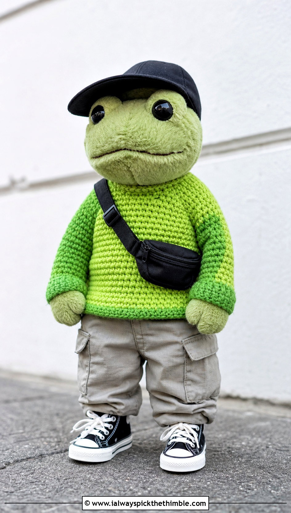 Raglan Crochet Toy Sweater With Cargo Pants - 20 Crochet Sweater For Toy outfit ideas