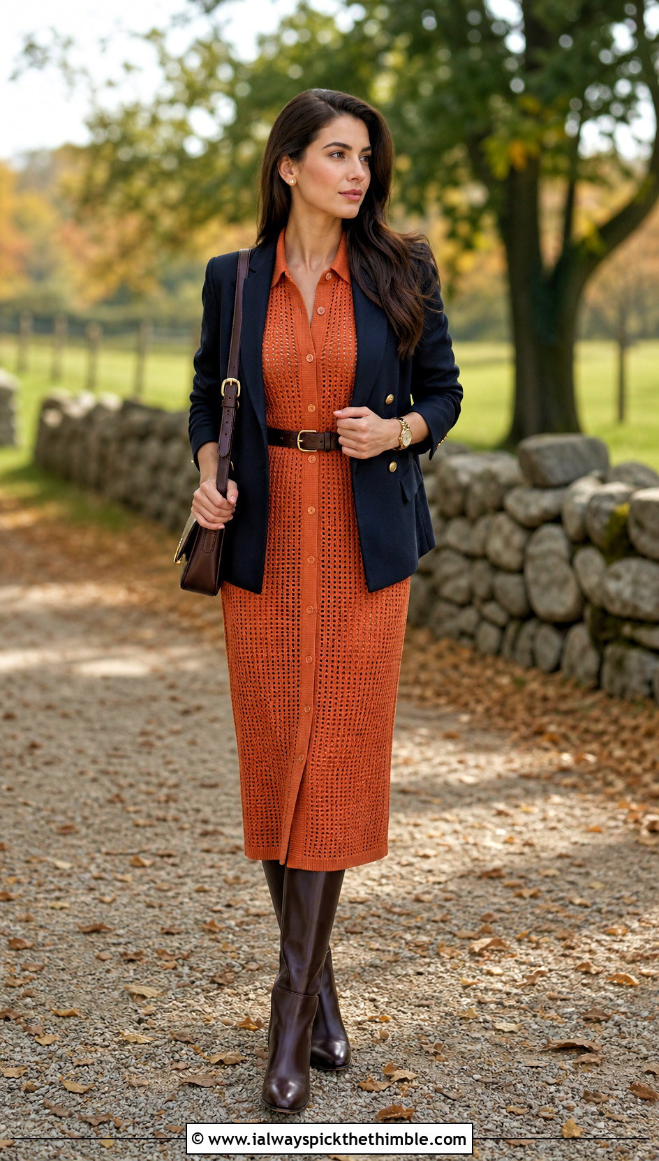 Ralph Lauren Crochet Shirt Dress With Riding Boots - 15 Ralph Lauren Crochet Dress outfit ideas
