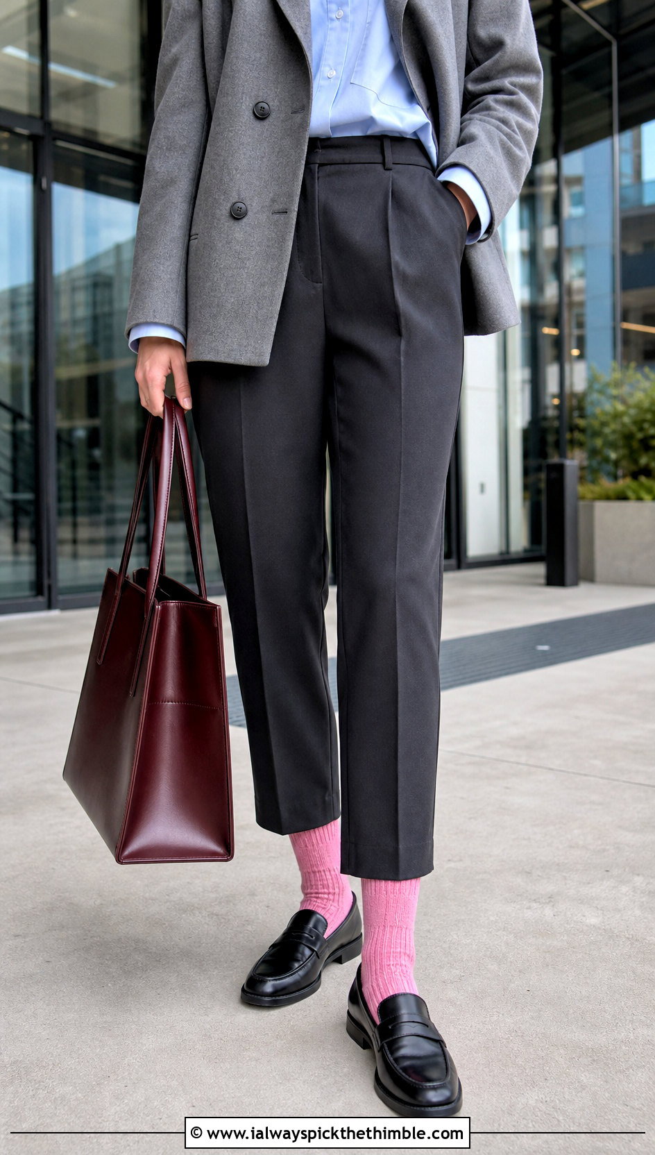 Ribbed Crew Crochet Socks With Loafers - 20 Crochet Socks For Women outfit ideas