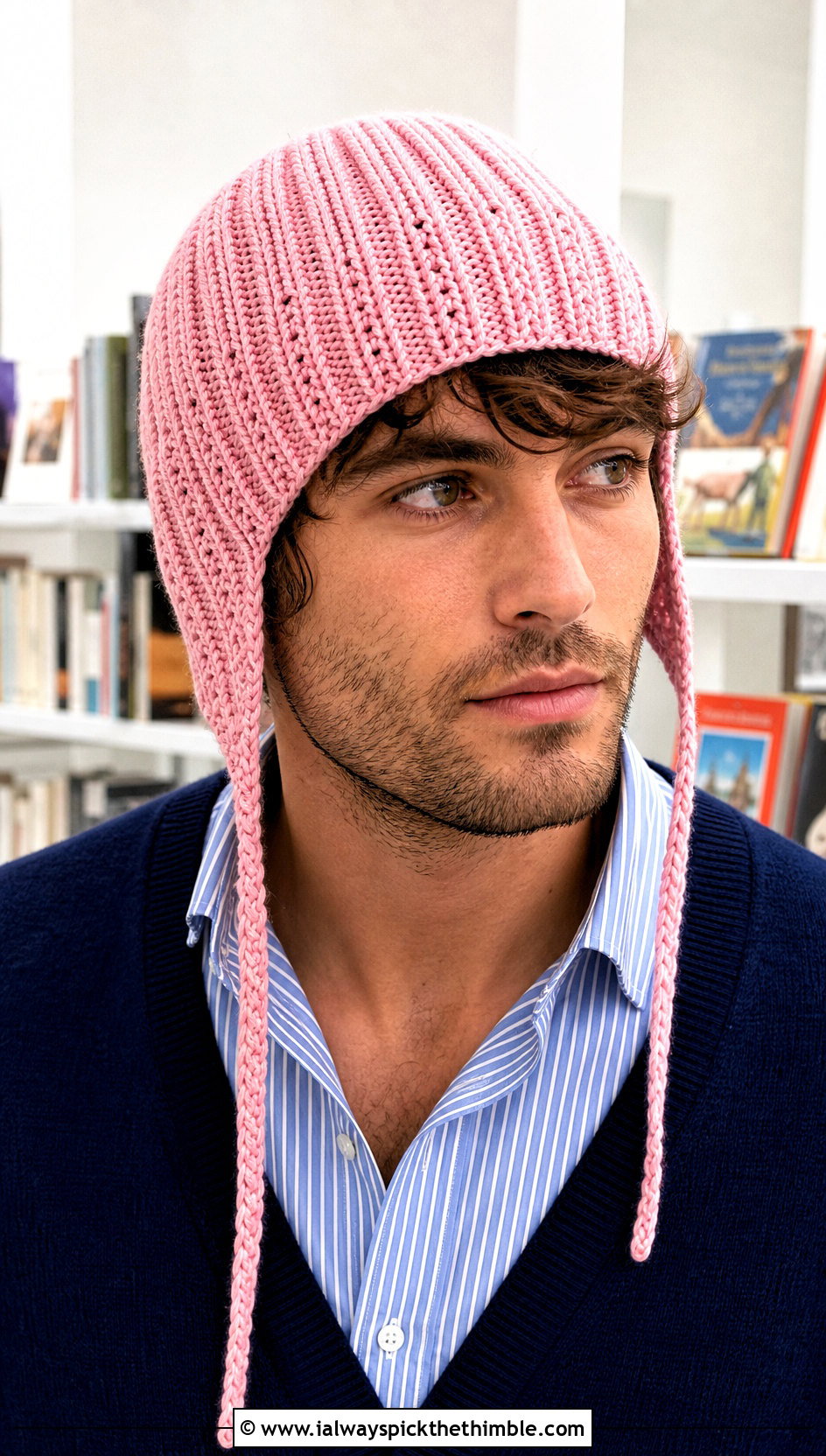 Ribbed Crochet Earflap Beanie With Cardigan - 15 Mens Crochet Hat With Earflaps outfit ideas