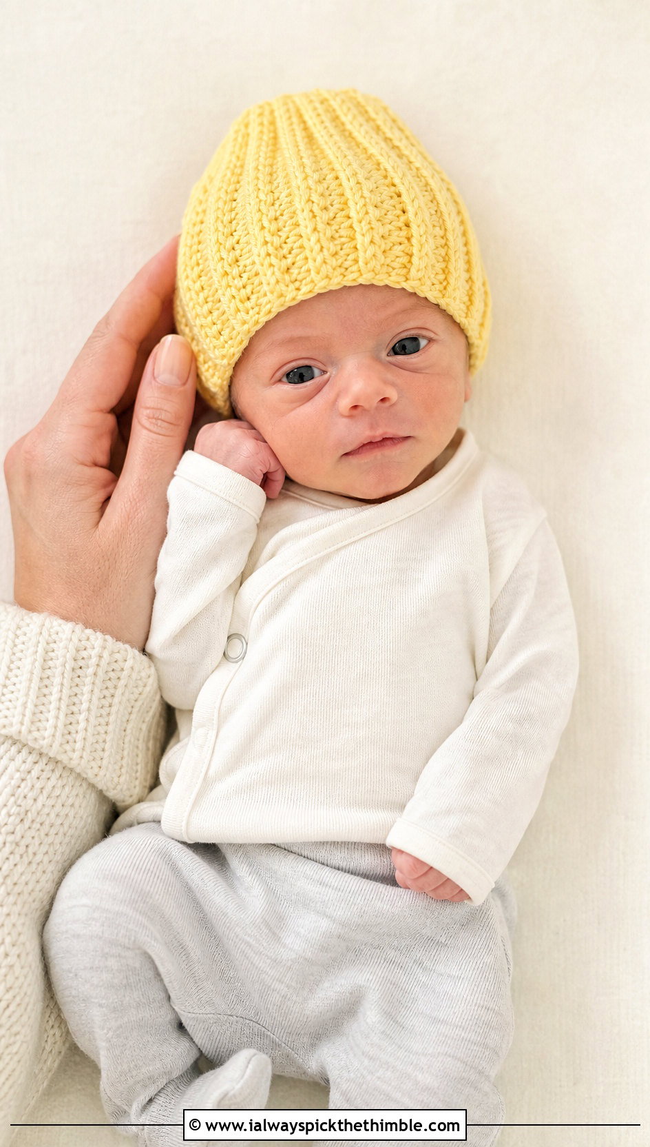 Ribbed Preemie Crochet Beanie With Wrap Bodysuit - 20 premie crochet hat outfit ideas
