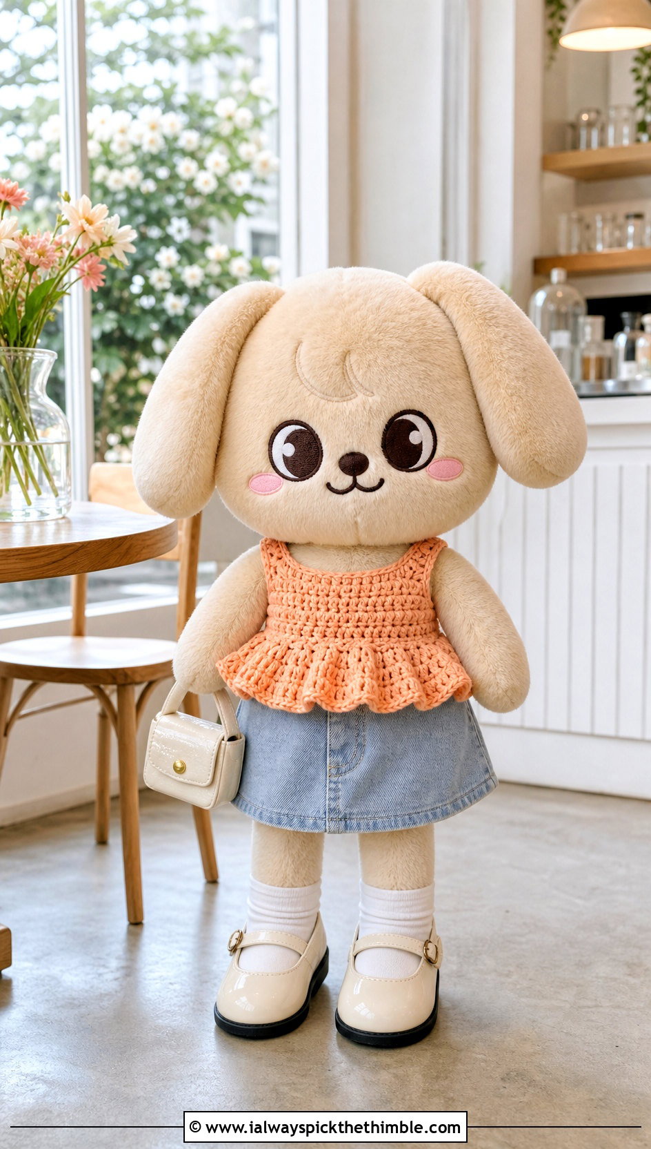 SKZOO Crochet Peplum Top With Mini Skirt - 25 skzoo crochet outfits ideas