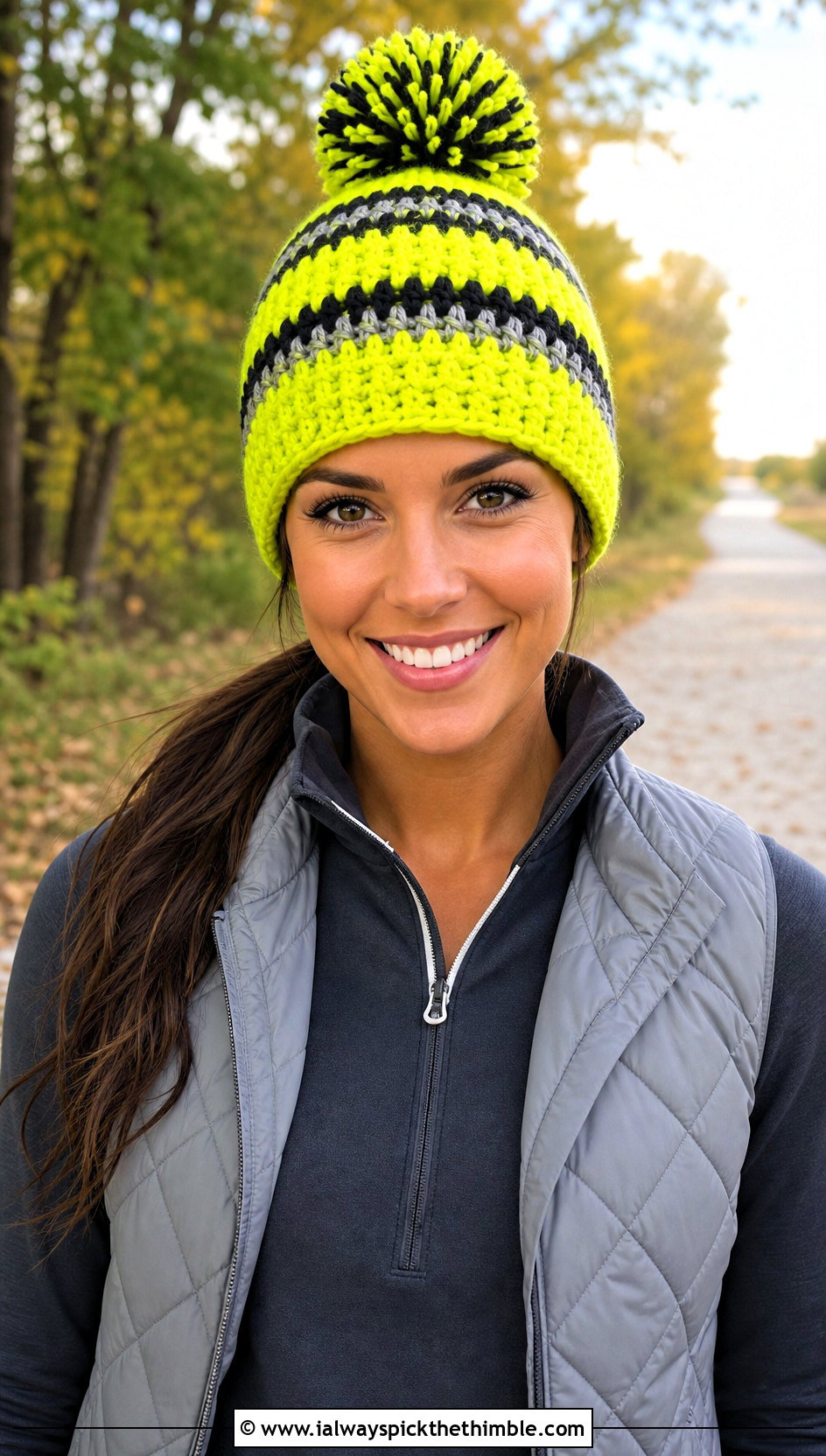 Scream Canister Crochet Pom Pom Beanie With Athleisure - 20 Monsters Inc Crochet Hat outfit ideas