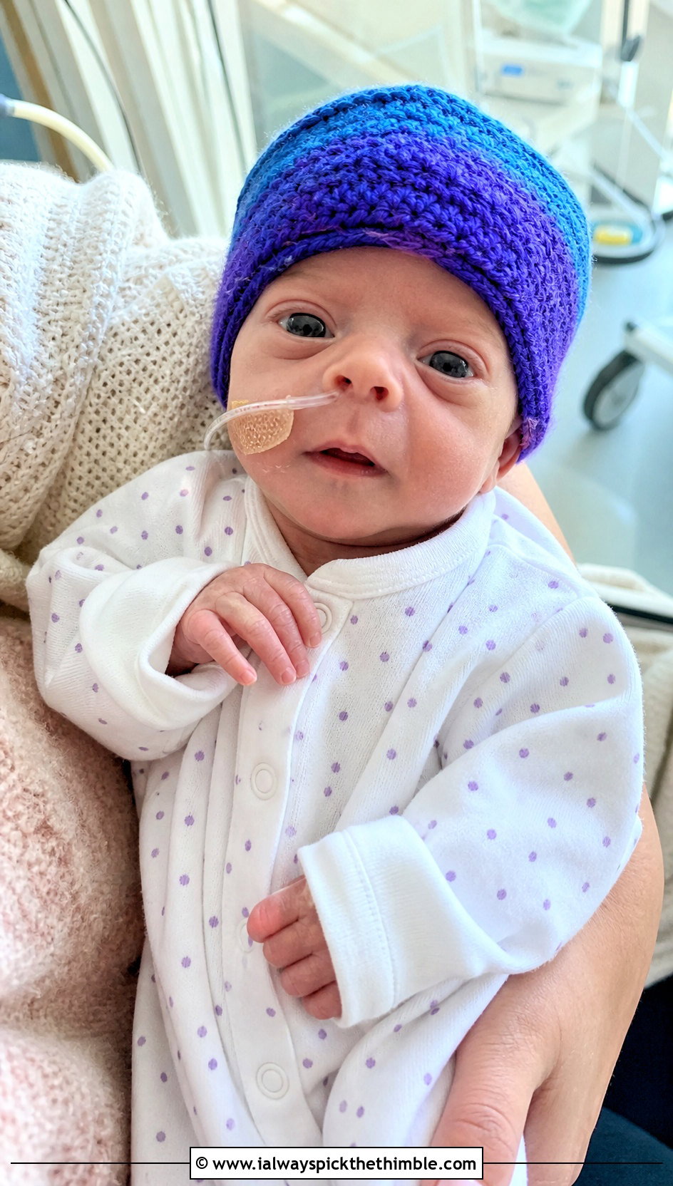 Seamless Crochet Preemie Cap With Coming Home Sleeper - 20 crochet premie hats outfit ideas