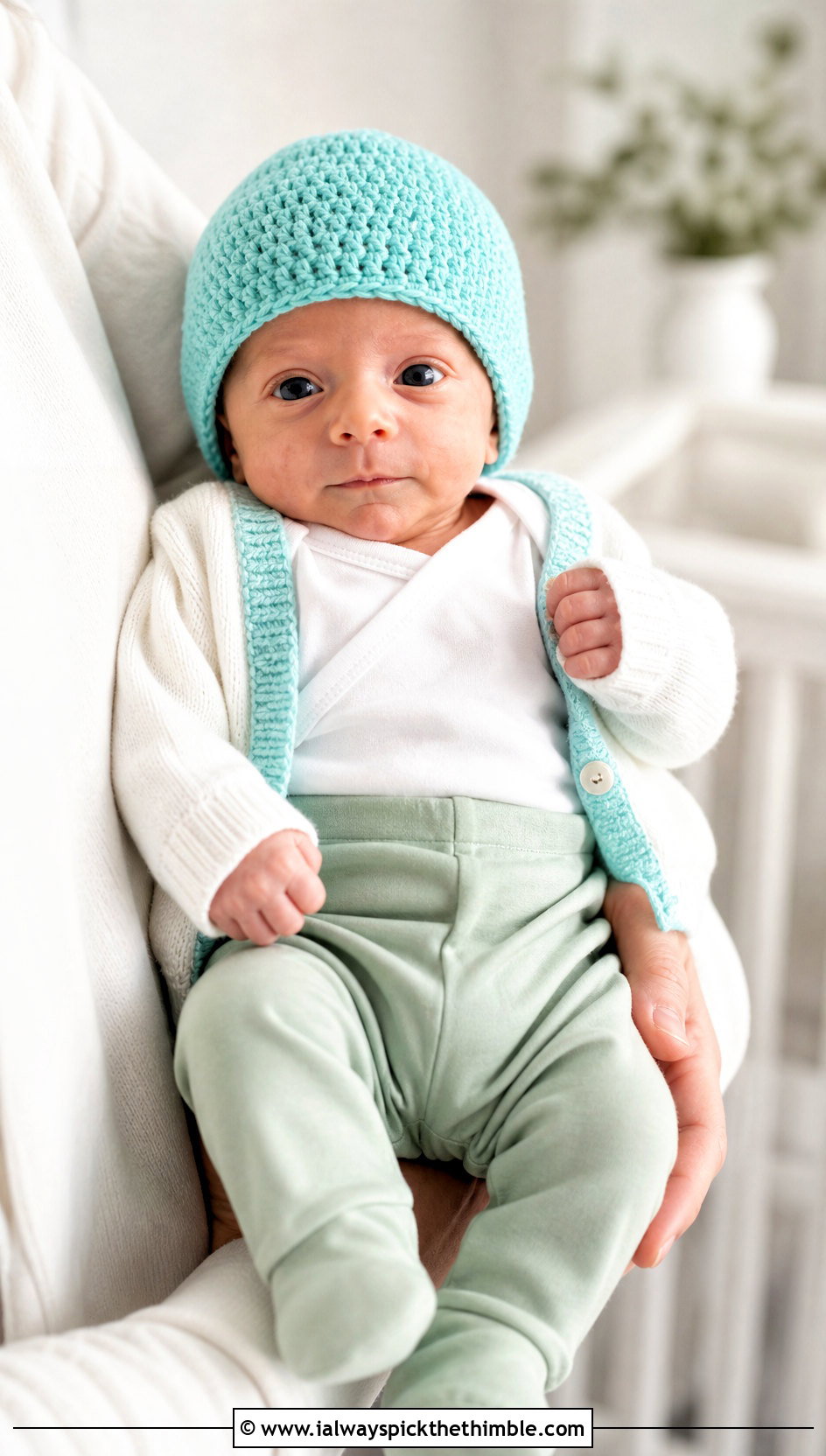 Seamless Preemie Crochet Beanie With Going Home Outfit - 20 premie crochet beanie outfit ideas