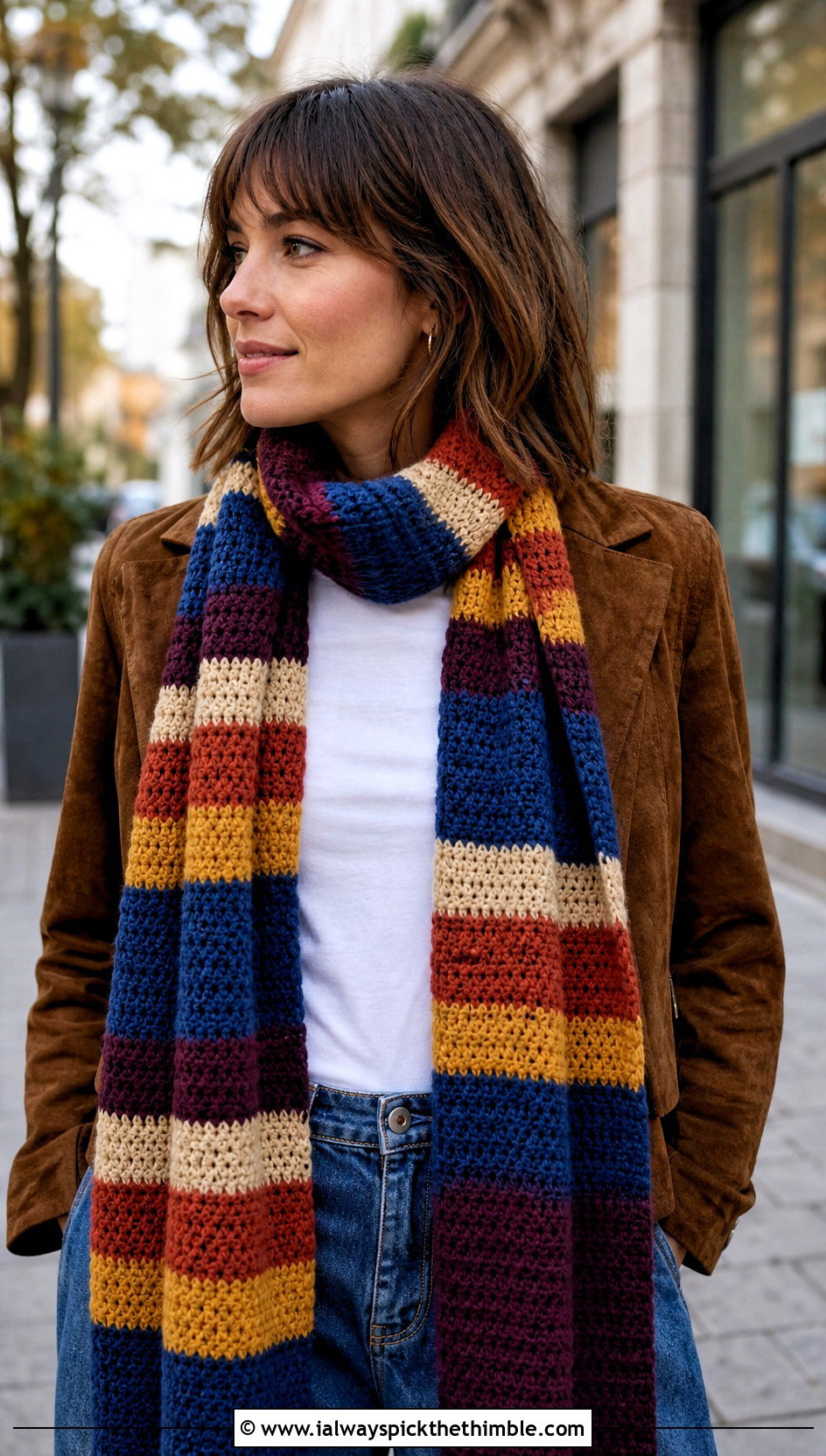 Season 12 Doctor Who Crochet Scarf With Jeans - 20 Doctor Who Crochet Scarf outfit ideas