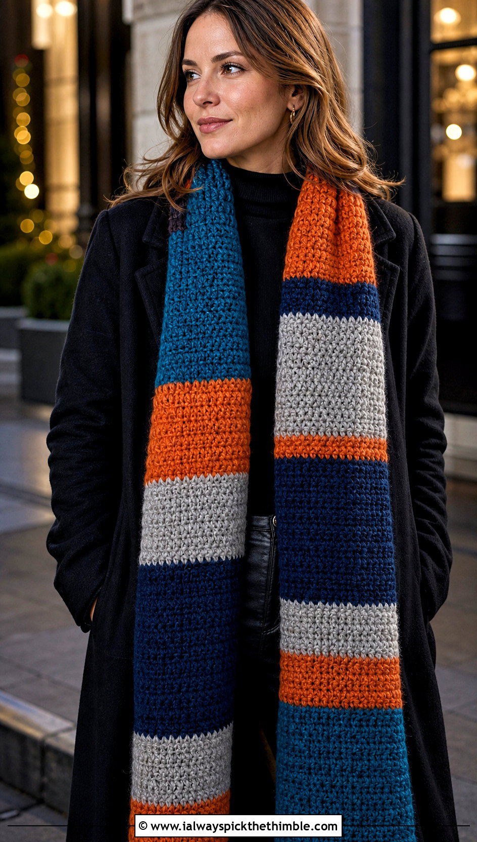Season 1617 Doctor Who Crochet Scarf With Black Outfit - 20 Doctor Who Crochet Scarf outfit ideas