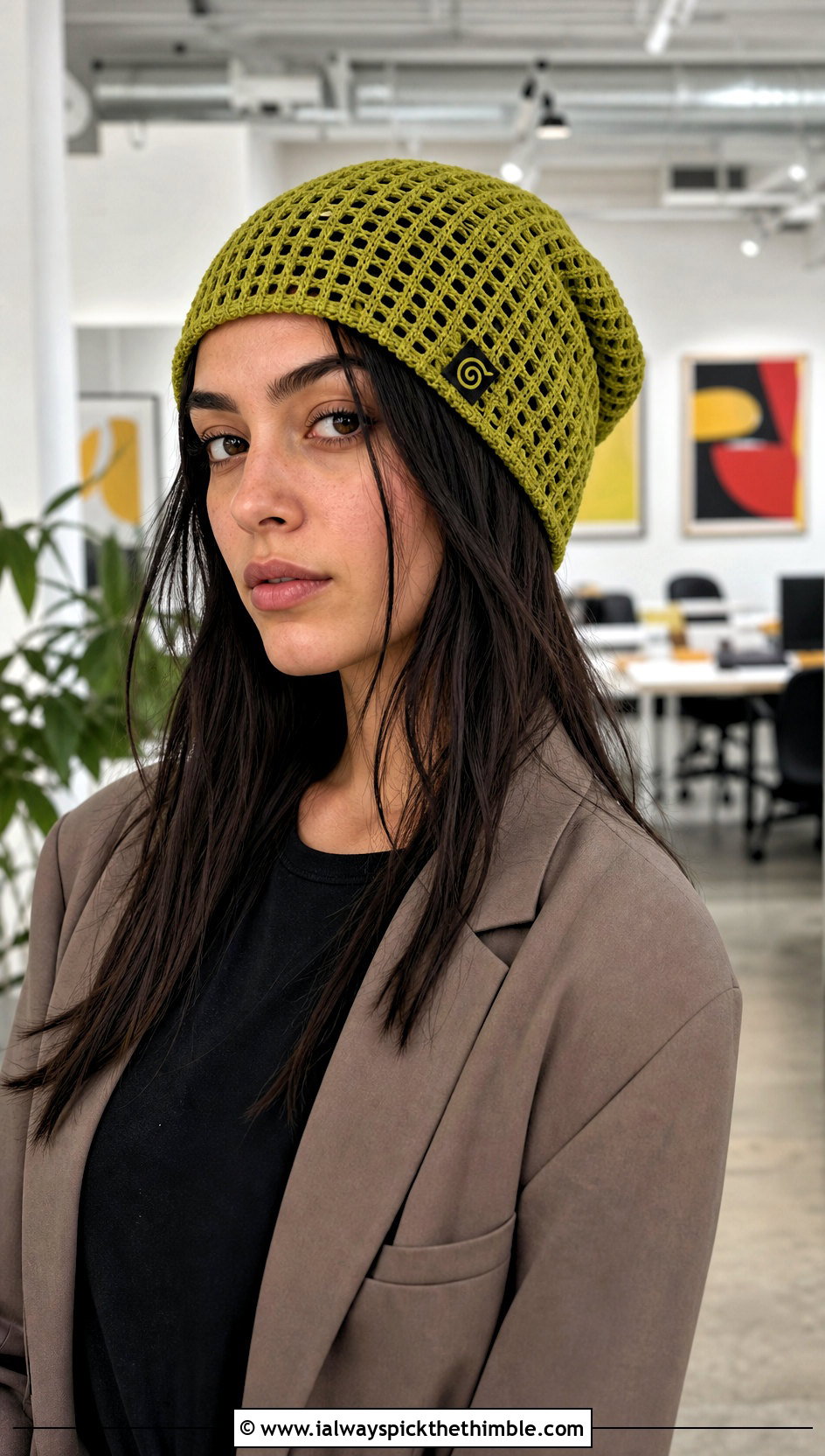 Shikamaru Mesh Beanie With Relaxed Suit - 20 naruto crochet hat outfit ideas