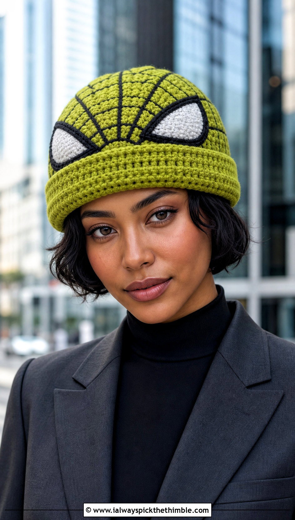 Spider Gwen Fisherman Beanie With Trouser Suit - 20 Spider Gwen Crochet Beanie outfit ideas