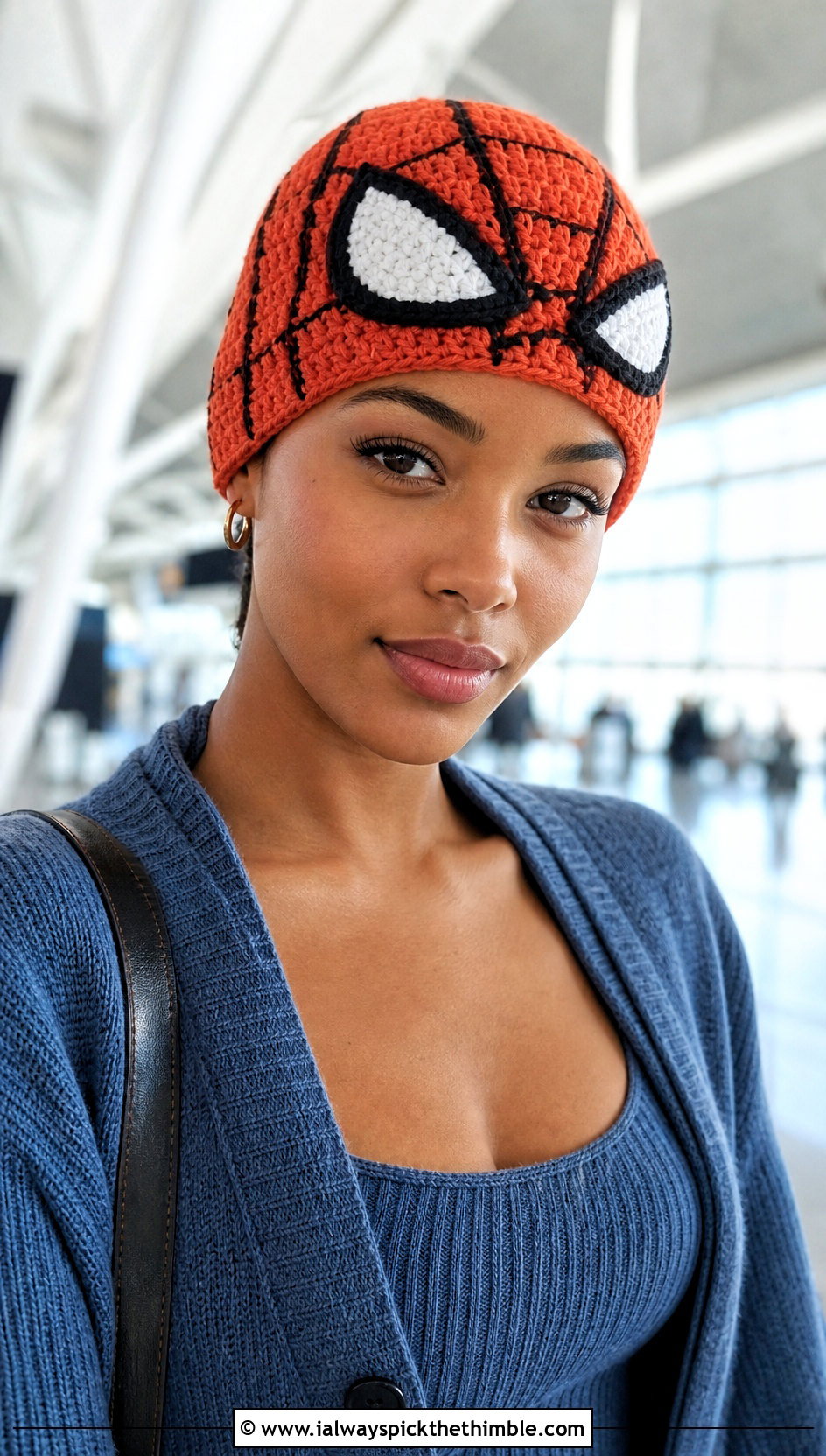 Spider Gwen Skull Cap Beanie With Matching Knit Set - 20 Spider Gwen Crochet Beanie outfit ideas