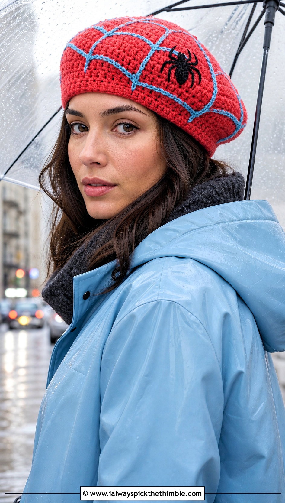 Spider Man Crochet Beret Beanie With Raincoat - 25 spider man crochet beanie outfit ideas