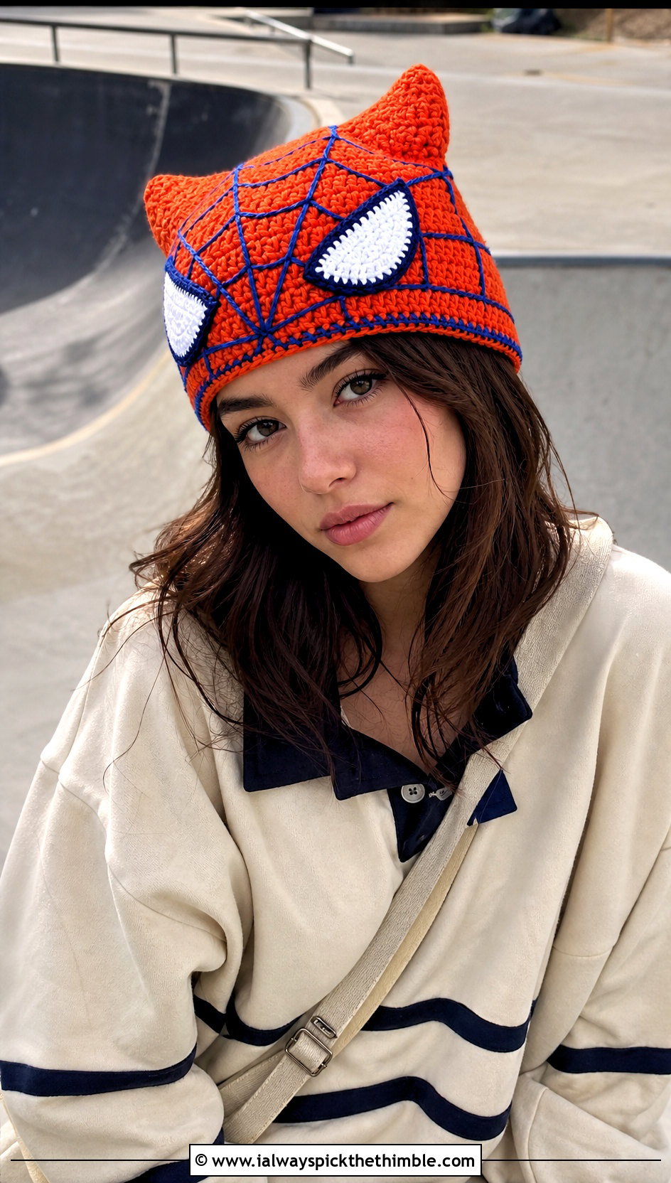 Spider Man Crochet Cat Ear Beanie With Skater Outfit - 25 spider man crochet beanie outfit ideas