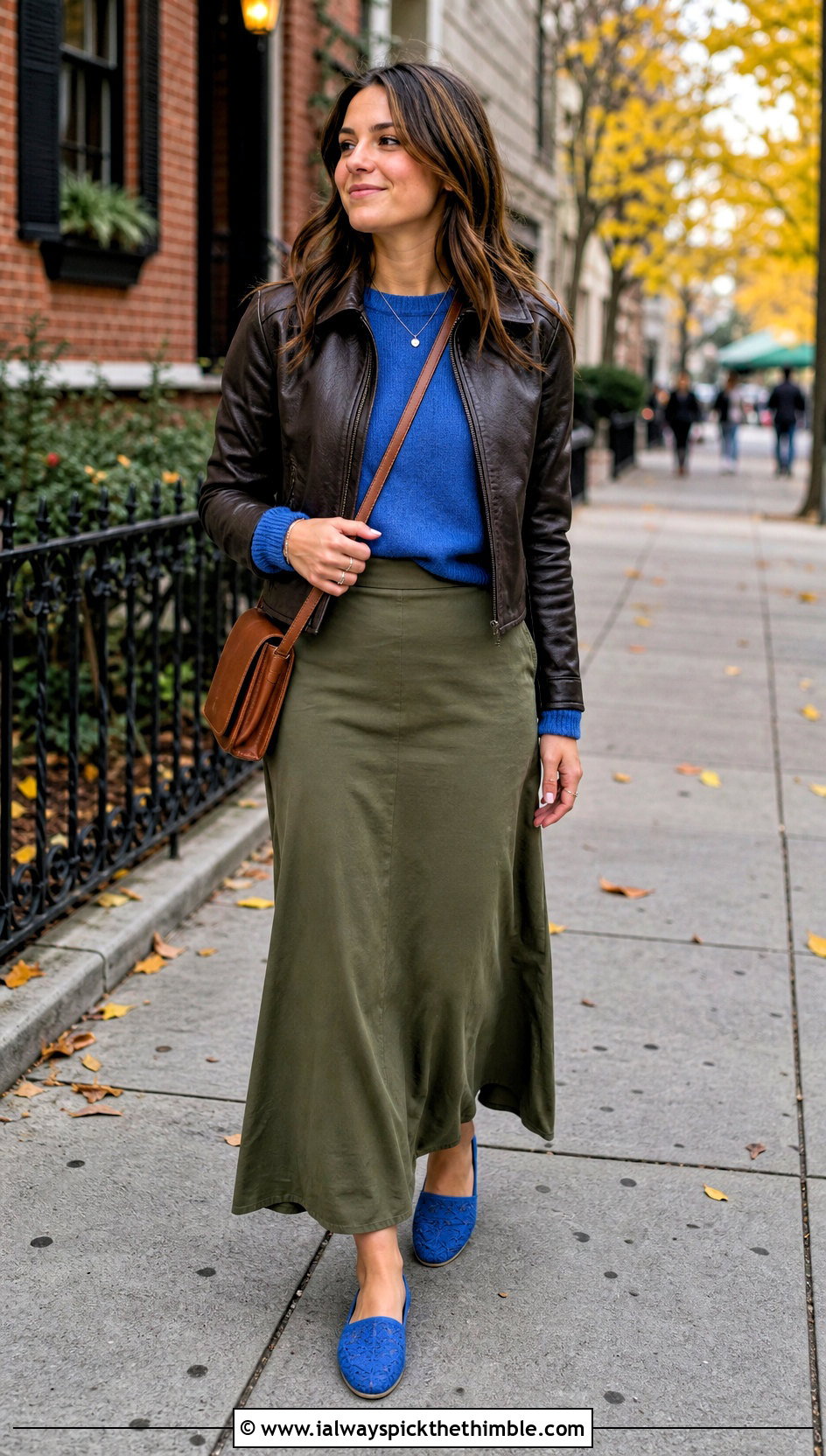 TOMS Crochet Alpargata With Leather Jacket And Maxi Skirt - 15 Toms Crochet Shoes outfit ideas