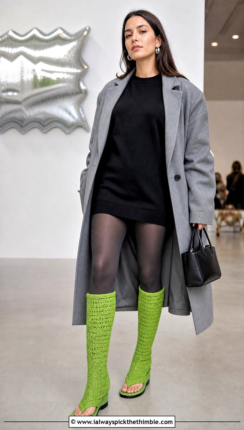Tall Crochet Boots With Sweater Dress - 15 crochet boots with flip flop soles outfit ideas