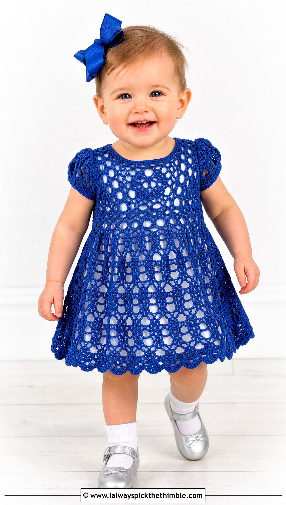 Thread Crochet Blessing Dress With Satin Slip And Mary Janes - 15 Crochet Blessing Dress outfit ideas