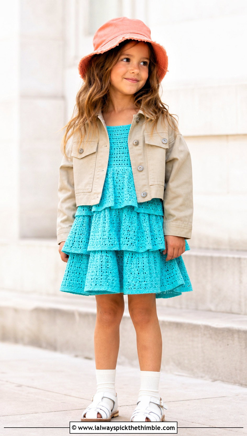 Tiered Crochet Dress With Utility Jacket - 15 5T Crochet Dress outfit ideas