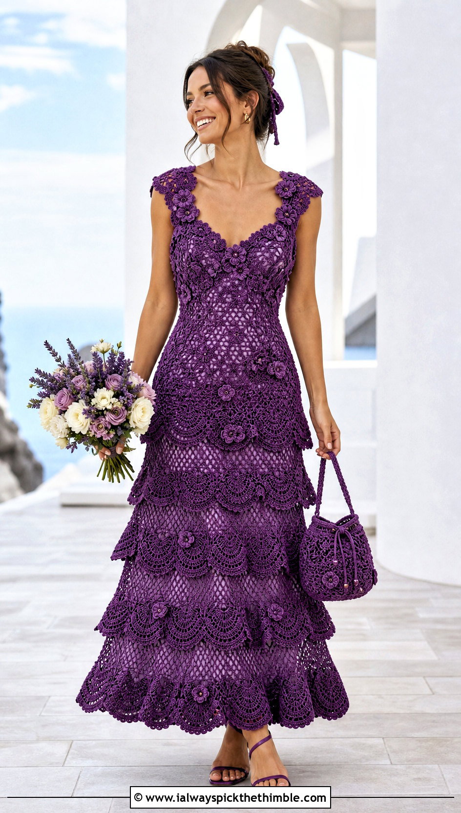 Tiered Irish Crochet Wedding Dress - 20 Irish Crochet Wedding Dress outfit ideas