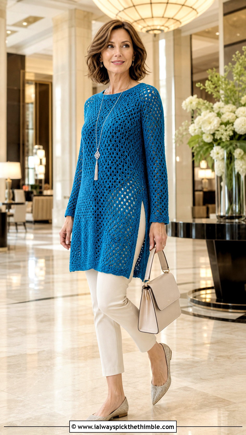 Tom Daley Tunic Crochet Sweater With Slim Cropped Trousers - 20 tom daley crochet sweater outfit ideas