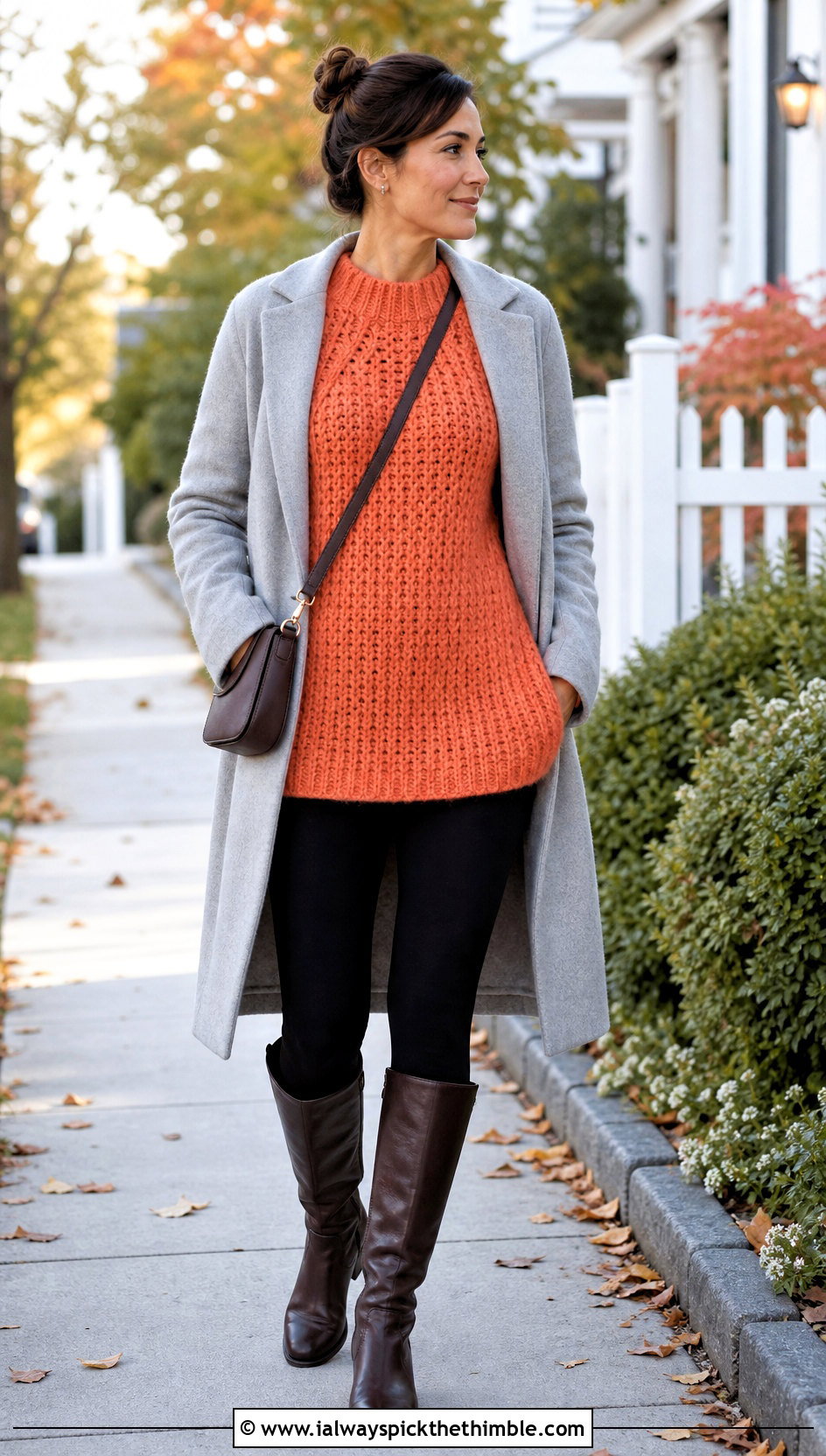 Tunic Length Crochet Mohair Raglan Sweater With Leggings And Boots - 15 Crochet Mohair Raglan Sweater outfit ideas