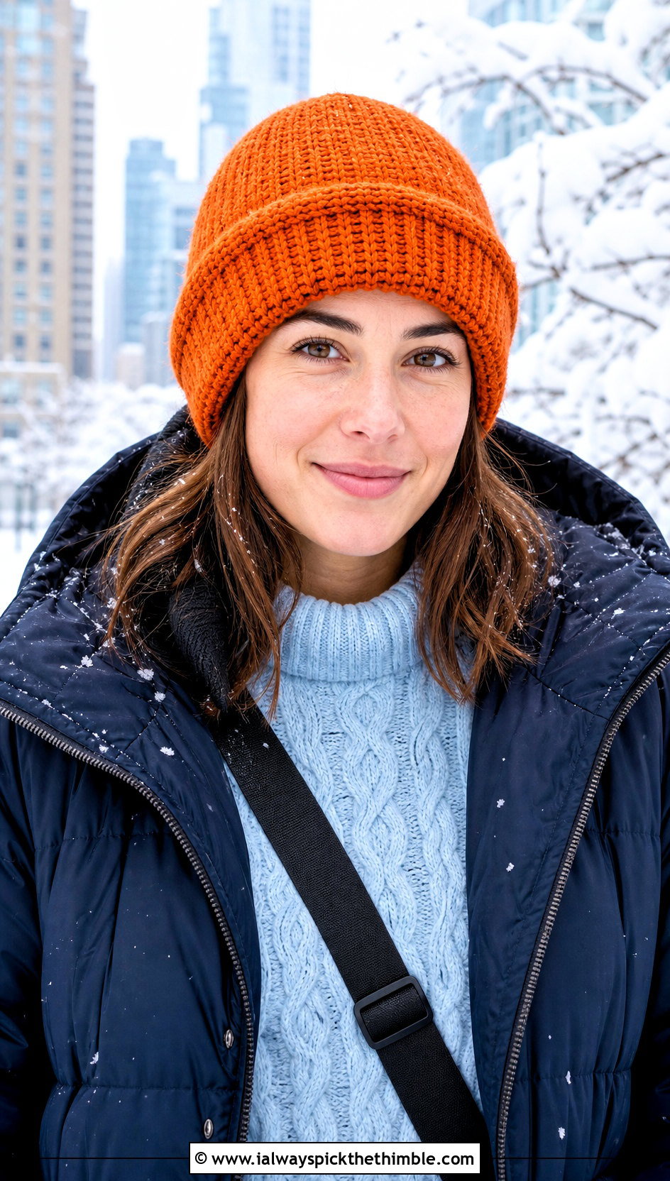 Tunisian Double Brim Beanie With Parka - 25 tunisian crochet beanie outfit ideas