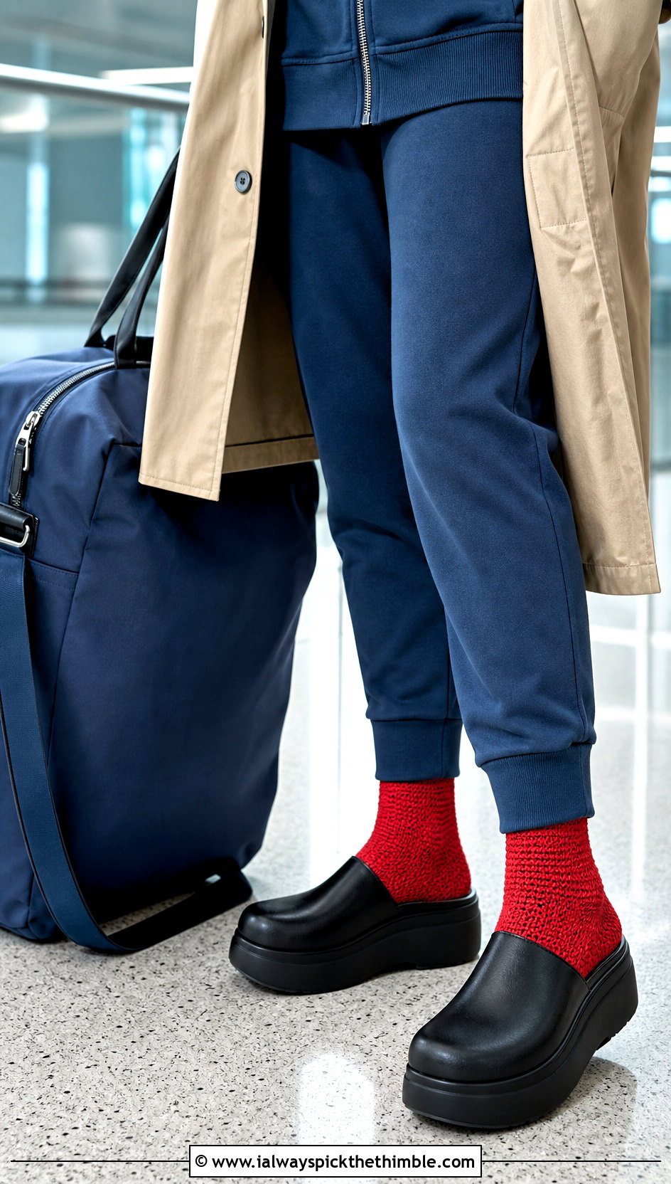 Tunisian Toe Up Socks With Joggers And Platform Clogs - 25 tunisian crochet socks outfit ideas