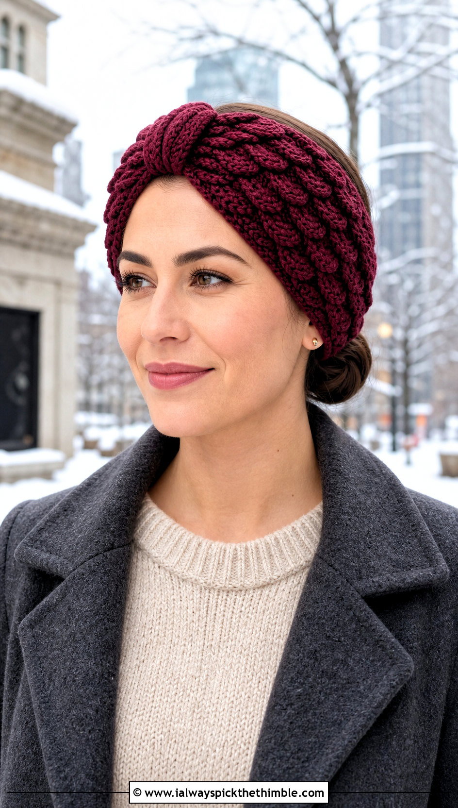 Turban Crochet Mermaid Headband With Knit Dress - 20 Crochet Mermaid Headband outfit ideas