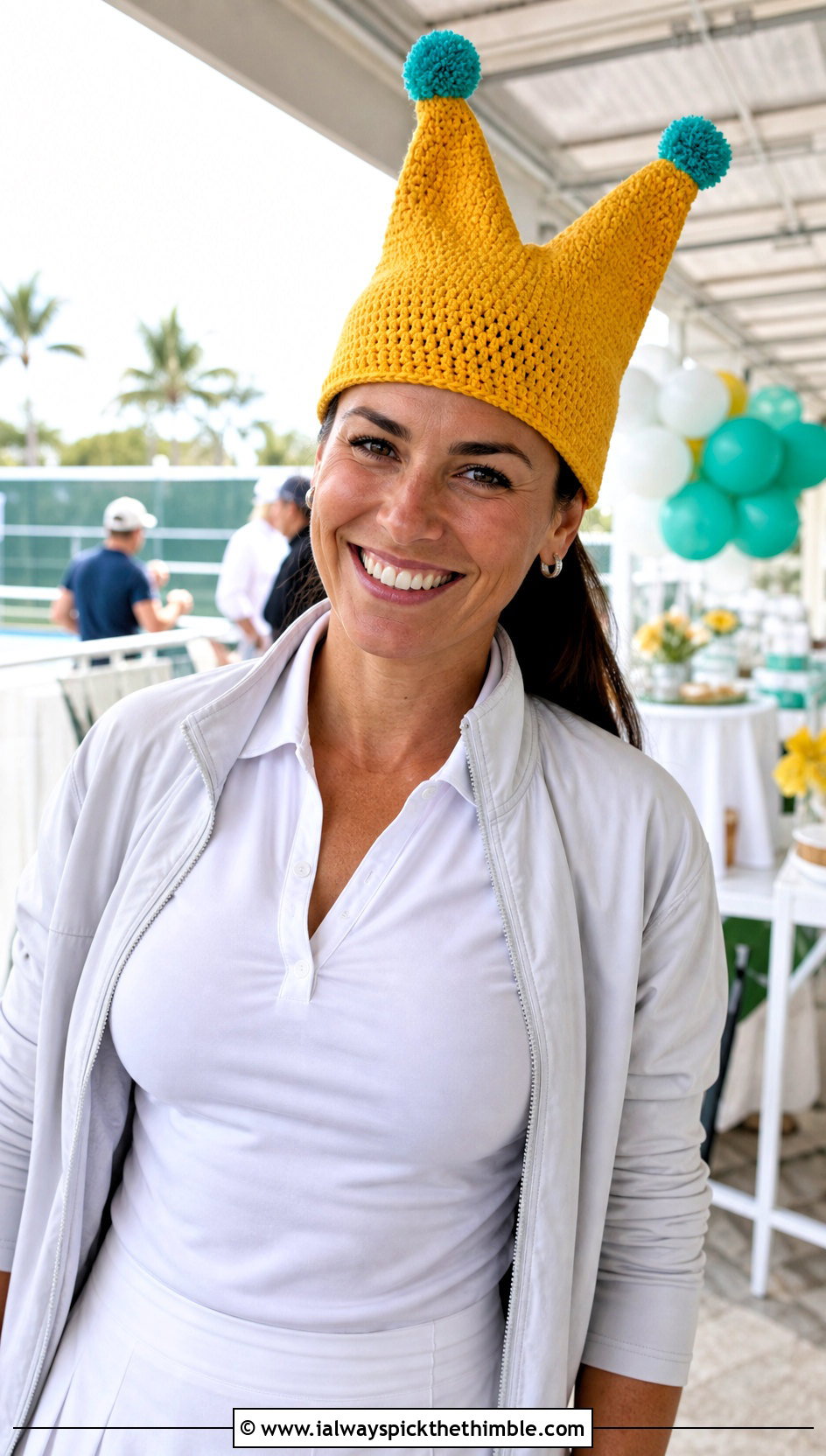 Twin Peak Crochet Birthday Hat With Tennis Outfit - 20 crochet birthday hat outfit ideas