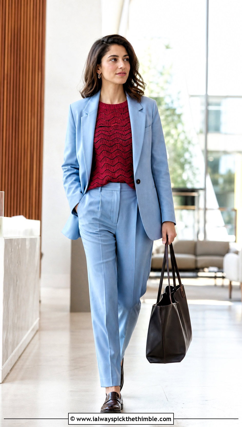 Wave Crochet T Shirt With Matching Suit - 20 wavy crochet top outfit ideas
