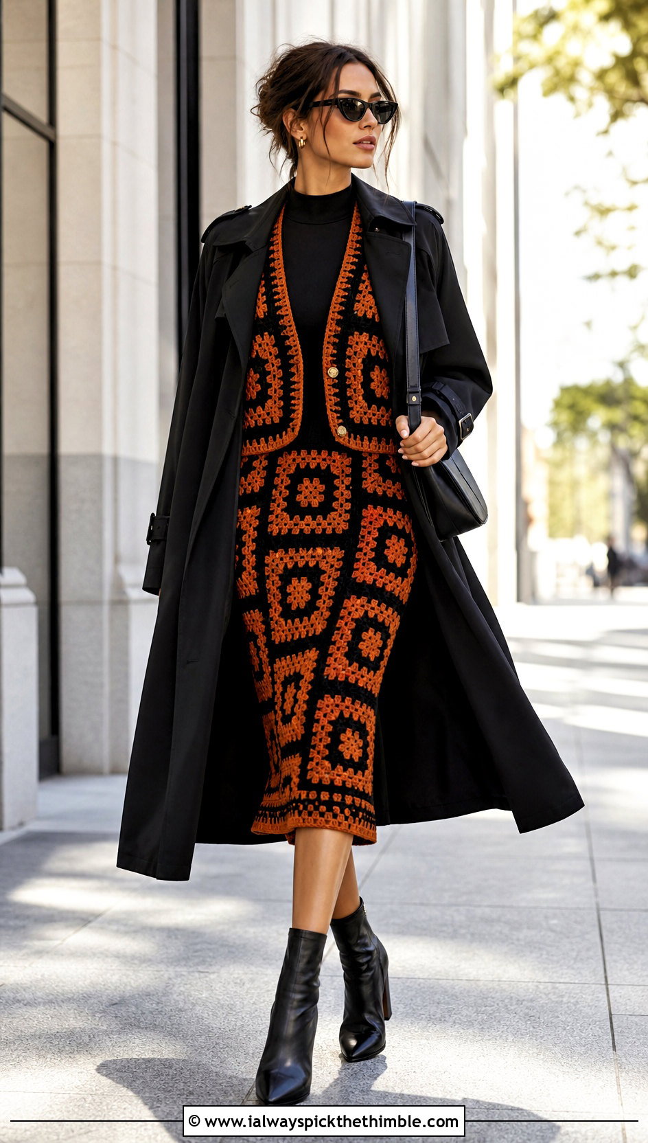 Wednesday Addams Crochet Cardigan And Skirt Set Outfit - 15 Wednesday Addams Crochet Clothes and outfit ideas
