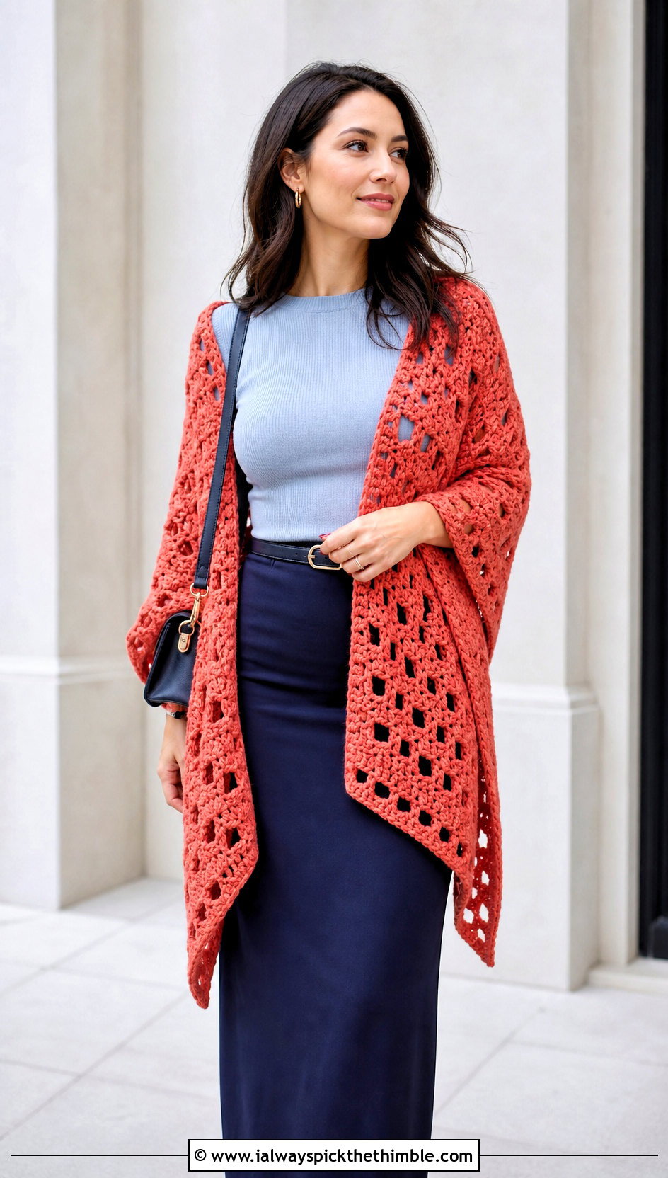 Window Block Corner To Corner Crochet Shawl With Column Skirt - 15 Corner To Corner Crochet Shawl outfit ideas
