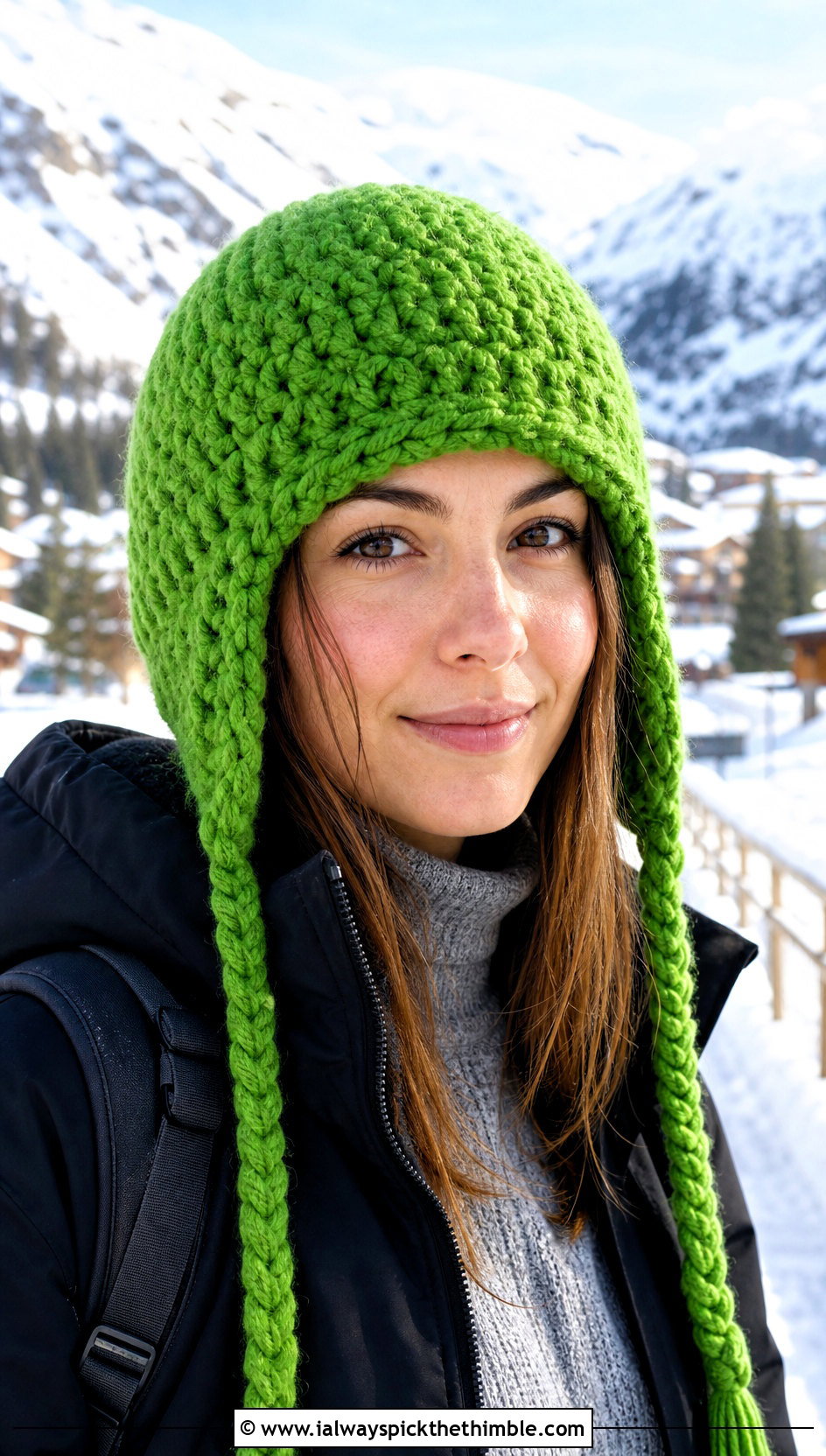 Wool Ease Crochet Trapper Hat With Parka - 20 Wool Ease Crochet Hat outfit ideas