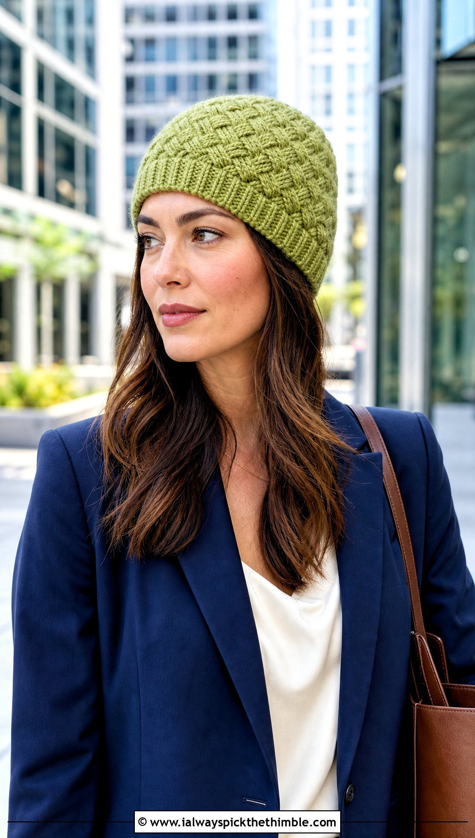 Worsted Weight Basketweave Beanie With Pantsuit - 20 Worsted Weight Crochet Beanie outfit ideas